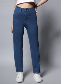 اشتري Stretch Straight Fit Clean Look Jeans في الامارات