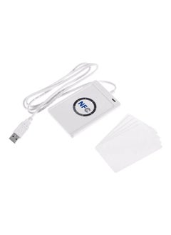 اشتري NFC Intelligent Card Reader Writer With Cards White في الامارات