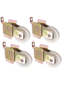 اشتري Pack Of 4 Sliding Wheel Nylon Gru Adjustable 38Mm Pulley Sliding Gate Wheel Rigid Caster في الامارات