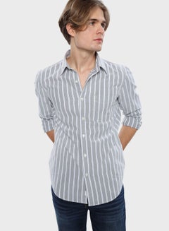 اشتري Striped Slim Fit Shirt في الامارات