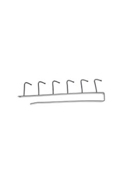 Buy Home Care Non-Perforated Iron Hooks – No Trace Hanger for Home, Office, Sliding Design, No Drill Assembly, Six Curved Pins for Space-Saving Organization | Home Storage Hooks in UAE