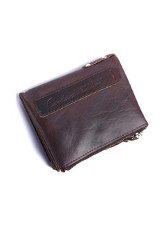 Buy Genuine Leather Wallet  RFID Blocking Wallet for Men Bifold Zip Wallet 7 Card Slots  1 ID Window in UAE