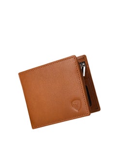 اشتري RFID Protected Men's Wallet  Space for 12 Card Holder Tan في الامارات