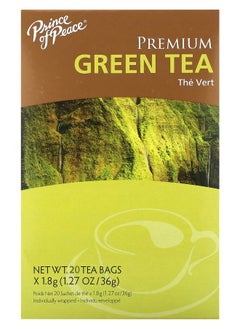 اشتري Premium Green Tea 20 Tea Bags 1.27 oz (36 g) في الامارات