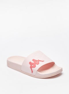 اشتري Womens Logo Embossed Slide Slippers في الامارات