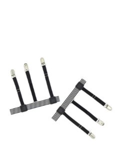 Buy Mens Shirt Stays Shirt Holder Straps Non-slip Locking Clamps Clips in Saudi Arabia