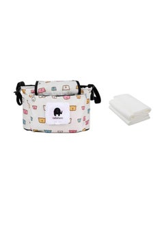 اشتري Combo Pack Stroller Bag Disposable Towel Pack Of 3 - White في الامارات