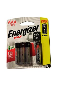 اشتري Energizer Max Promo Pack AAA Battery, (Pack of 3) في مصر
