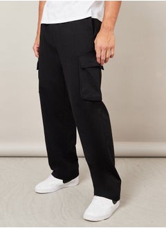 اشتري Oversized Straight Leg Joggers with Cargo Pockets في السعودية