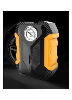 Buy Portable Auto Stop Tire Inflator for Cars or Bicycles, Fast Inflation Tire Pump with LED Light in UAE