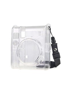 اشتري Protective Case for Fujifilm Instax Mini 40 Instant Film Camera Crystal Hard Shell PVC Protective Cover with Adjustable Shoulder Strap-Clear في الامارات
