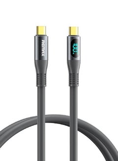 Buy Fast Charging And Data Transmission Type C Cable 100W With Digital Display in Saudi Arabia