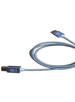Buy HDMI  High Speed Cable 4K (1 M) Silver in Egypt