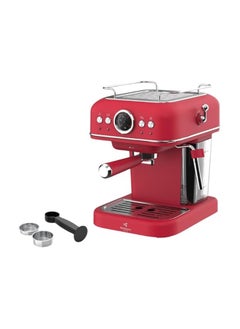 Buy MEBASHI Espresso Coffee Machine - 1.2L, 19 Bar ULKA Pump, Adjustable Coffee Volume (ME-ECM2049) (Red) in UAE