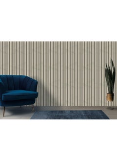 Buy Vertical Lines Stripe Background Fabric Wallpaper Covers An Area ​​Up To 4.2Mx3M With Adhesive And Smoothing Tool in Egypt