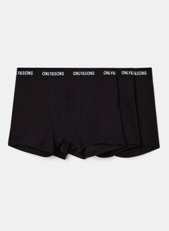 Buy Basic Boxer Shorts (Pack of 3) in UAE