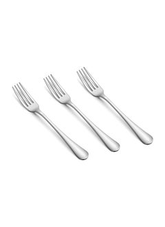 Buy Table Fork Classic Cutlery Set of 3 Pc Food-Grade Stainless Steel - 398DF Table Fork in UAE