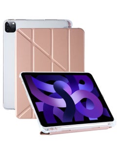 Buy iPad Pro 11" Case 2022/2021/2020/2018 with Pencil Holder [Support 2nd Gen Pencil Charging] Cover with Auto Sleep/Wake and Transparent Hard Back for iPad Pro 11-inch 4th/3rd/2nd/1st Gen in Saudi Arabia