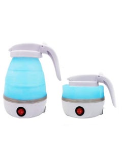 Buy Silicone Travel Foldable Water Heater Jug Collapsible Mini Portable Electric Kettle Folding electric kettle Small electric kettle Camping electric kettle in UAE