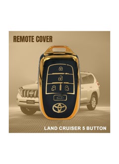 Buy 5 Button Remote Control Fob Cover Flip Remote Key Shell Case for TOYOTA Land Cruiser in Saudi Arabia