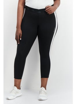 Buy Women Sportswear Fit Training Leggings, Black/White in UAE