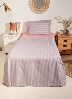 Buy Stripe Bedding Set 200X230Cm in Saudi Arabia