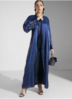 Buy Embellished Detail Abaya in UAE