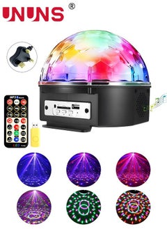 اشتري LED Crystal Magic Ball,Disco Ball Light With 6 Colors And Bluetooth function,Magic Stage Party Light With Remote Control For Decorations Bar Wedding Home Club في الامارات