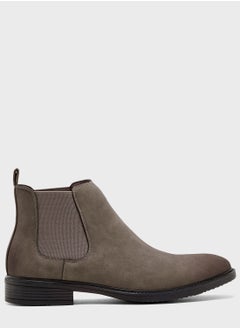 Buy Faux Suede Chelsea Boots in Saudi Arabia