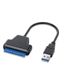 Buy SATA to USB 3.0 Adapter Cable - Connect 2.5-Inch HDD/SSD to USB with UASP Support for Fast Data Transfer in Saudi Arabia