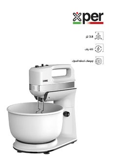 Buy Mixer 400W with 3.8L Rotating Bowl | XPSMB-438W in Saudi Arabia