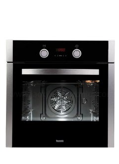 Buy Baumatic 60cm Built In Electric Oven with Fan 69L, Silver and Black – BMEO6E8PM in UAE