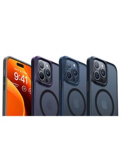 Buy iPhone 15 Pro Max Magnetic Case Black in Saudi Arabia