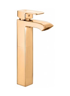 Buy Project Single-lever Basin Mixer On The Floor And Overflow Rose Gold RAK14121 in Egypt