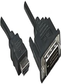 Buy Manhattan hdmi to dvi-d cable - 1.8 m, male to male, dual link, black, polybag in Egypt