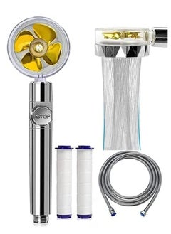 اشتري Swivel hand shower head High pressure showerhead with filter and hose في الامارات