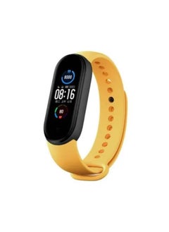 اشتري Replacement Watch Strap For Xiaomi Mi Band 5 Yellow في مصر