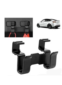 اشتري Rear Trunk Hook, Trunk Grocery Bag Hooks, Trunk Modification Upgarde Storage Organizer Storage Bags Holders, ABS Material, Compatible with Tesla Model Y 2022 2021 (Black) في الامارات