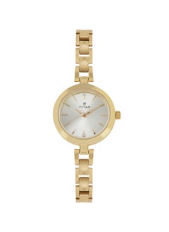 اشتري Titan Quartz Analog Champagne Dial Stainless Steel Strap Watch for Women في الامارات