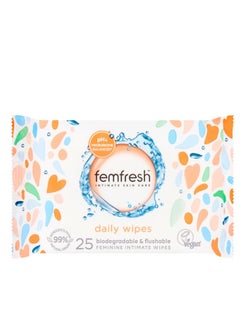 Buy Intimate Skin Care Refreshing And Soothing Wipes 25 Wipes in Saudi Arabia