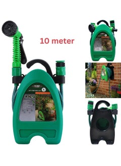 Buy ARTC 10M Wall Mounted Portable Gardening Pressure Water Pipe Hose Reel Bracket in UAE