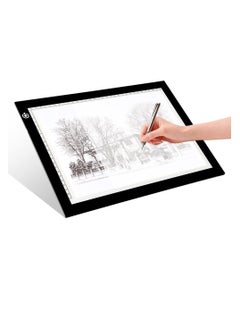 Buy Portable A4 Tracing LED Copy Board Light Box, Ultra-Thin Adjustable USB Power Artcraft LED Trace Light Pad for Drawing, Streaming, Sketching, Animation, Stenciling in Saudi Arabia