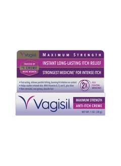 Buy Maximum Strength Feminine Anti-Itch Cream - 1oz in UAE