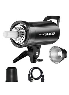 اشتري Godox SK400II Studio Strobe 400W, 2.4G Wireless X System GN65 5600K Monolight with Bowens Mount 150W Modeling Lamp, Outstanding Output Stability, Anti-Preflash في الامارات