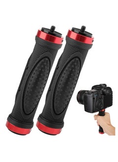 اشتري Camera Handle Grip Mount, Camera Stabilizer, DSLR Top Handheld Grip with 1/4'' Male Screw for Digital Video Camera Camcorder Action Camera LED Video Light Smartphone (2Pack) في الامارات