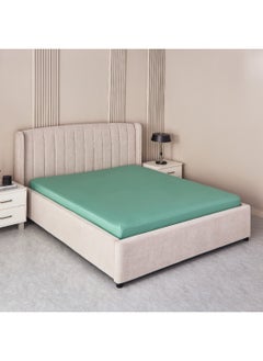 اشتري Derby Solid Queen Microfibre Fitted Sheet 200 x 25 x 150 cm في السعودية