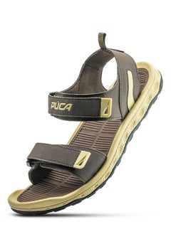 Buy Puca Fashion Sandals For Men | Comfortable and Stylish Men's Sandals | Puca Sky 75 Brown Biege in UAE