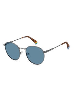 Buy Unisex Polarized Metal Sunglasses Pld 6171/S Blue 4 - Lens Size: 4.3 Mm - Dk Ruthen in UAE