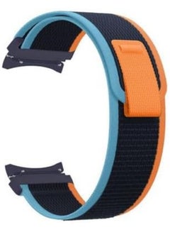 اشتري Strap for Samsung Galaxy watch  5 Pro / 4 Classic Trail loop nylon bracelet correa Galaxy watch 5 4 (Blue) في مصر