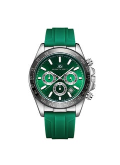 اشتري Kenneth Scott Men's Dark Green Dial Chrono & Multi Function Watch - K23149-SSHH في الامارات